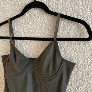Reflective corset style bodysuit